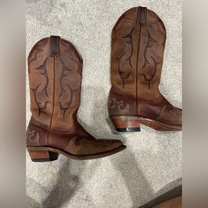 Boulet Brown Western Boots